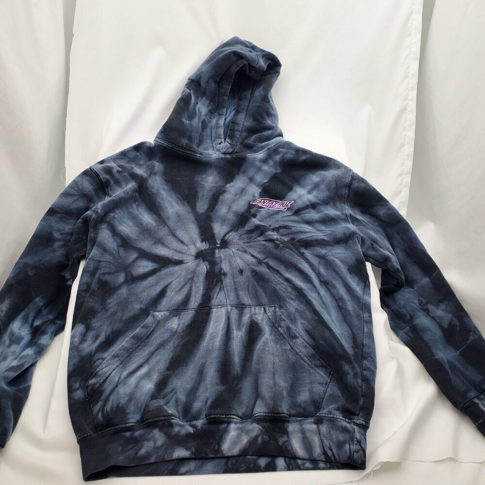 Santa Cruz Skateboards Acid Wash Tie Dye Hoodie Y2K - small - Picture 3 of 9